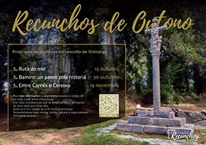O Concello promove doutra volta o programa de andainas ‘Recunchos de outono’ con tres xornadas que darán comezo o vindeiro día 15 de outubro